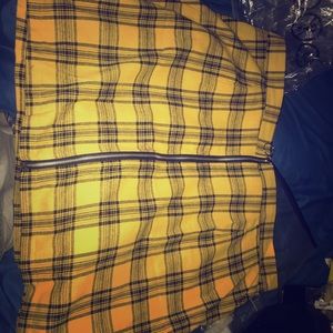 Yellow and Black skirt